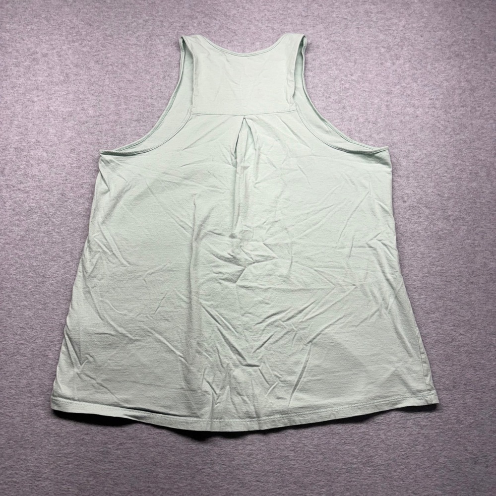 Patagonia Womens Organic Cotton P-6 Logo Tank Top Mint Green Small Regular Fit - Picture 6 of 6